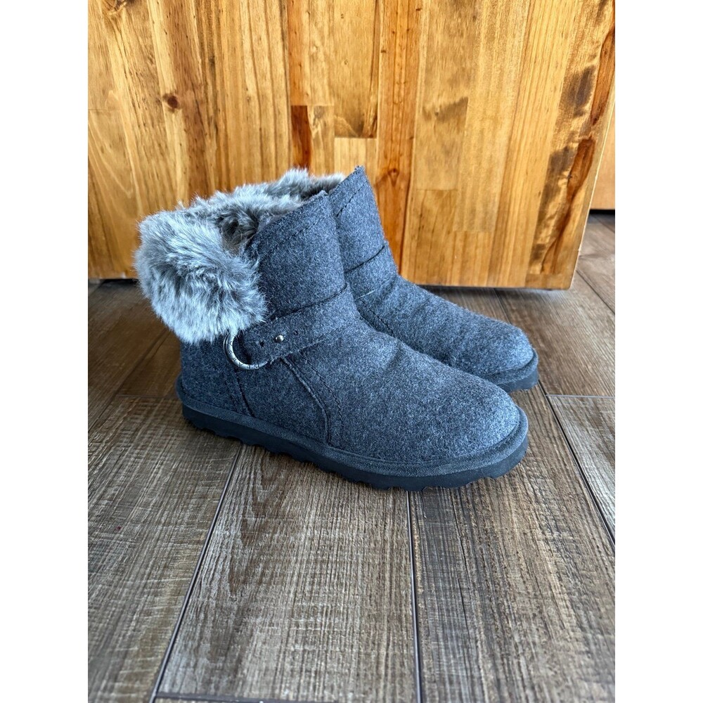 Bearpaw Koko 5 Inch Ankle Boots Sz. 8 New Grey II